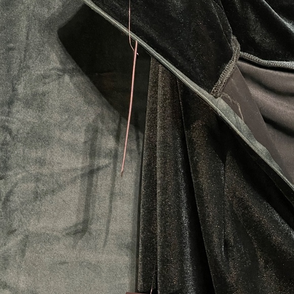 Lulus My Dream Come True Forest Green Velvet Strapless Maxi Dress - Picture 9 of 12